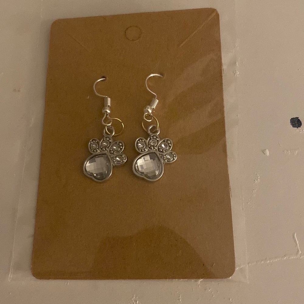Paw Print Earrings